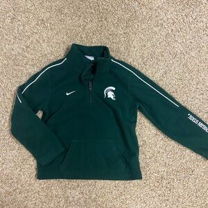 Boys size 7 Michigan state fleece